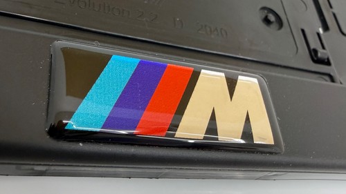 Portatarga bmw cromo msport - 2,