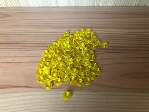 Lego 100x piatto tondo 1x1 - piatto,