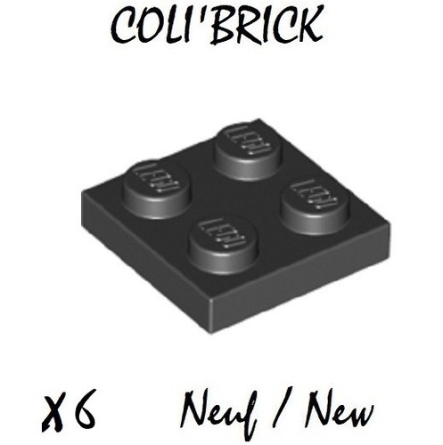 Lego 3022 plaque plate - lego, 6x