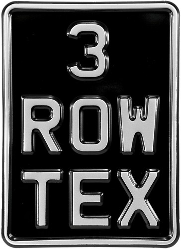 Targa 5x7 file nero - targa, argento