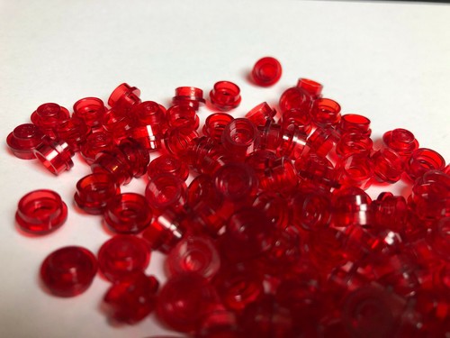 Lego 100x piatto rotondo 1x1 - lego,