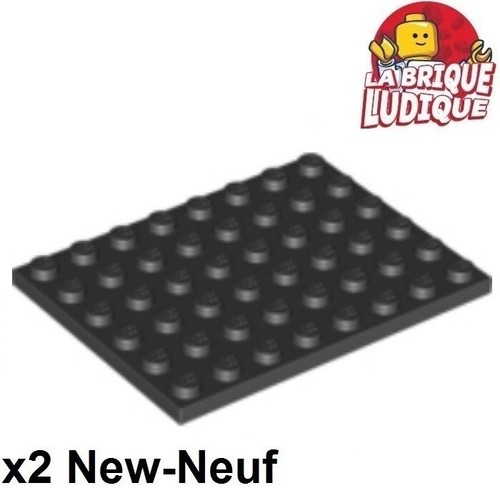 Lego plaque plate 6x8 8x6 - plaque,