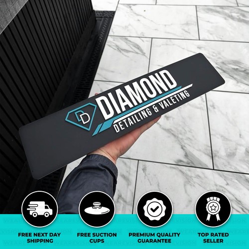 Espositore targa logo business - espositore,